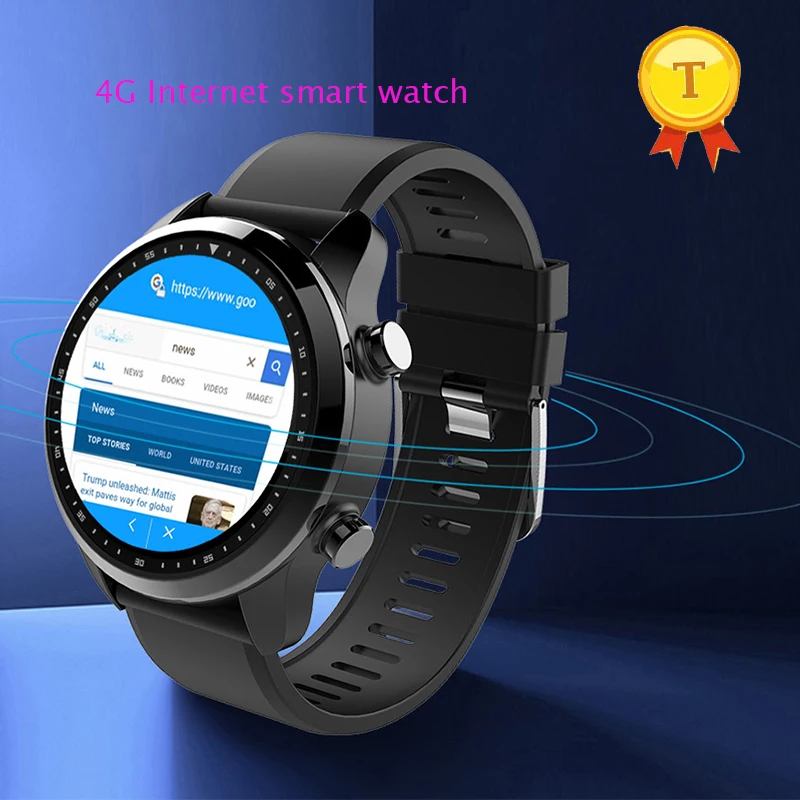 Best подарок мужу бойфренда 4 г Интернет LTE Sim Wi Fi gps Android 16 Гб памяти смарт часы сердечный ритм SmartWatch для мужчин женщин