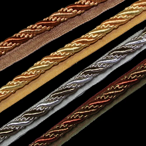

Top Grade free shipping decoration rope laciness flyspun curtain accessories sofa cushion bordered trimming 12 meters per lot