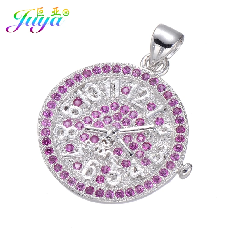 DIY Bijoux Ювелирные принадлежности золото/розовое золото Колье с часами и кулонами