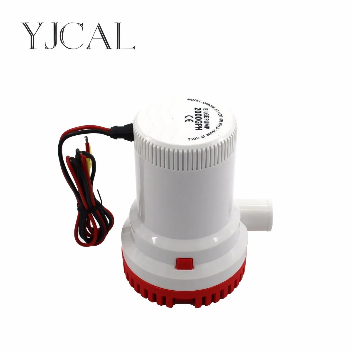 

Bilge Pump 2000GPH DC 12/24V Electric Water Pump For Aquario Submersible Seaplane Motor Homes Houseboat Boats