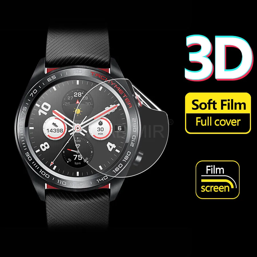 3D полное покрытие мягкая защитная пленка из термополиуретана для huawei Watch 2 1 Pro Magic GT Honor S1 защитная пленка против царапин не стекло