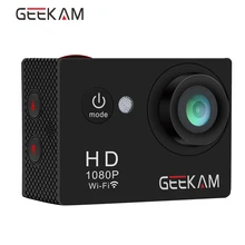 Original GEEKAM W9 action camera 4k 1080P Full HD 2.0 LCD 30m waterproof Wifi 170 degree angle view camera for diving bike cam