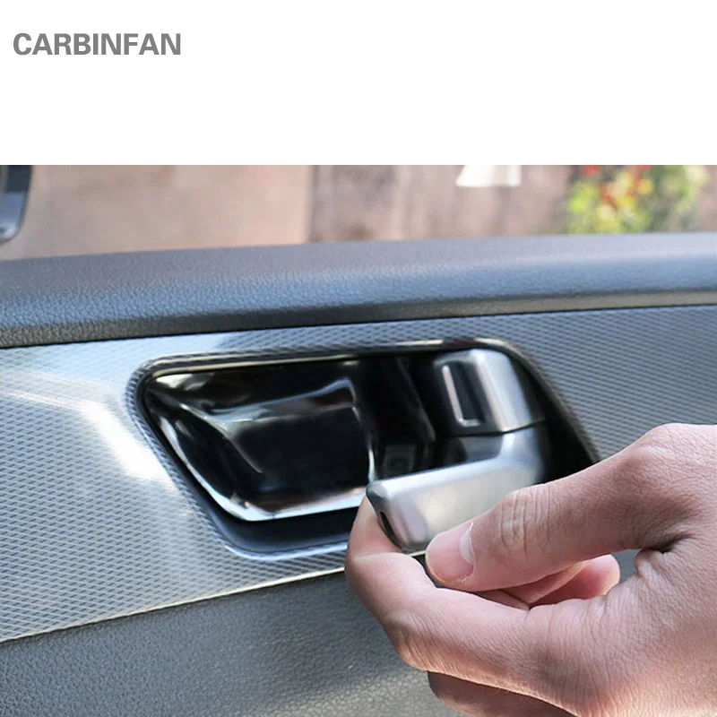 

Car Styling Inner Handle Bowl Sticker For Hyundai Sonata 2016 Stainless Steel Handle Bowl Covers Trim Auto Accessories B129