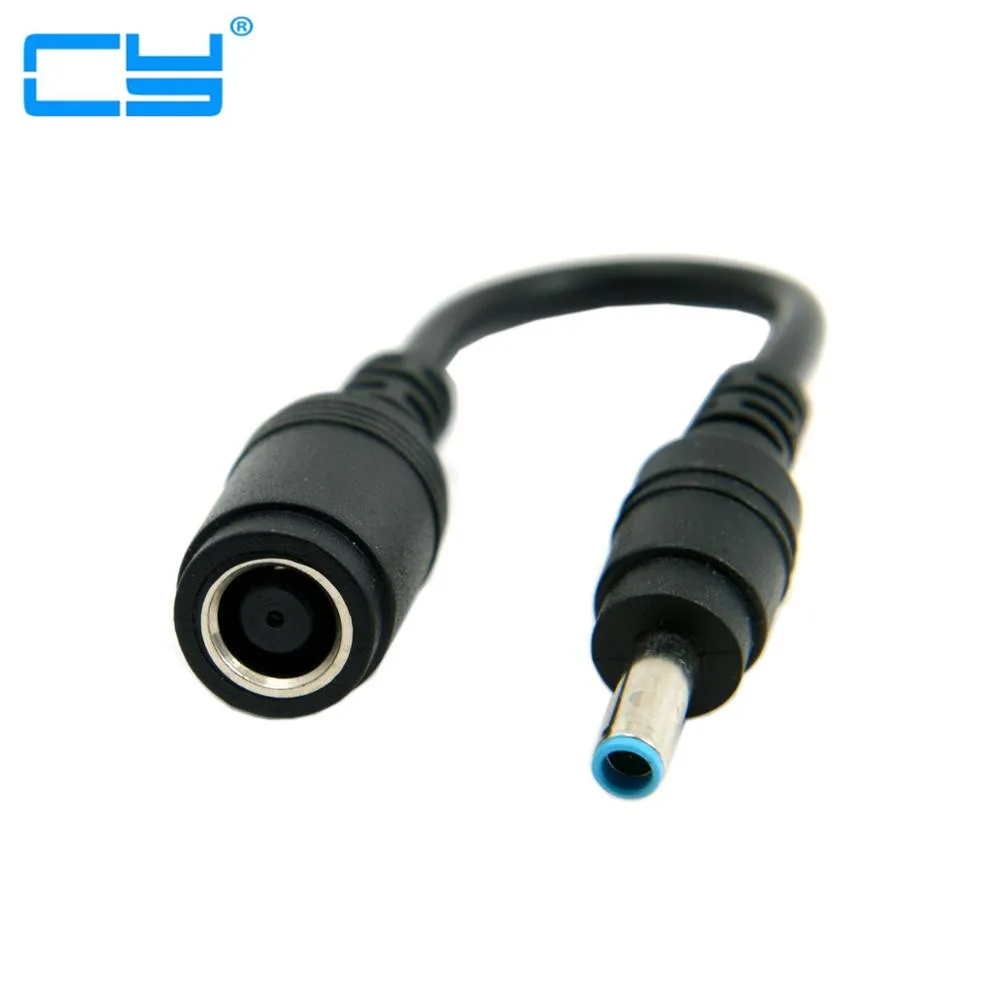 

Female 7.4mm x 5.0mm to 4.5mm x3.0mm Male Charger Adapter Power Connector Converter Cable DC Jack for Dell Hp