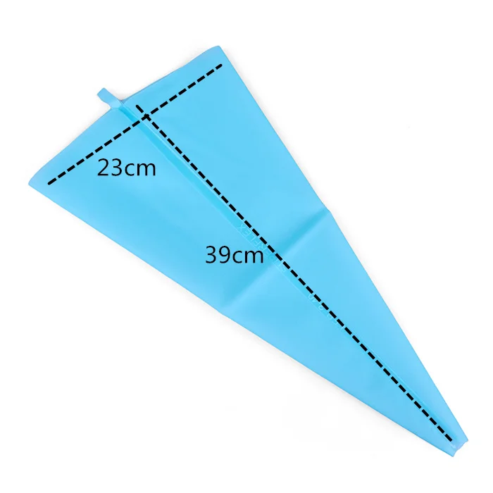 Delidge 1 шт. 3 размера мешок для украшения торта силиконовый кондитерский мешок для глазури Крем кондитерский мешок Крем Шприц Советы Маффин десерт декораторы - Цвет: medium