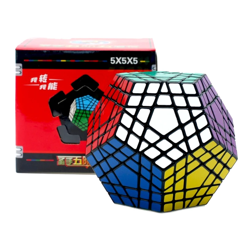 Shengshou 5x5x5 куб магический куб Megaminx Gigaminx 5x5 профессиональный куб додекаэдра твист обучающий пазл развивающие игрушки