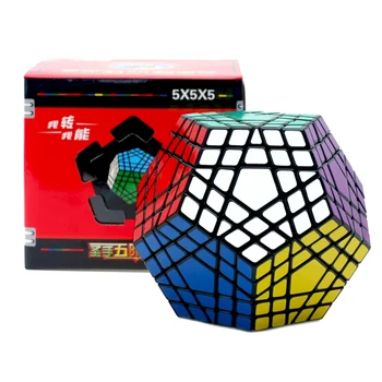 Shengshou 5x5x5 Cube Magic Cube Megaminx Gigaminx 5x5 Professional Dodecahedron Cube Twist Puzzle Learning Educational Toys shengshou cube 2 x 2 x 2 mini cube black base fun educational toy