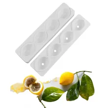 4 Cavidade 3D Molde Do Bolo de Limão Frutas Sorvetes Chocolates Bolo Pan Bakeware Molde DIY Ferramentas de Decoração Do Bolo de Sobremesa