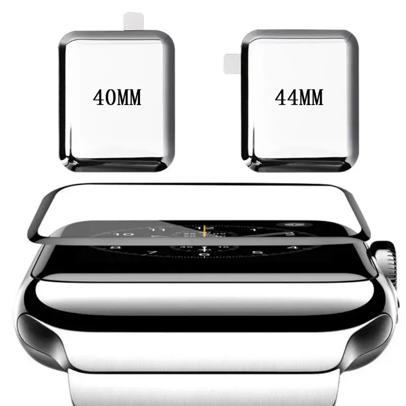 

3D Curved Full Coverage Tempered Glass Screen Protective Film For iWatch 4