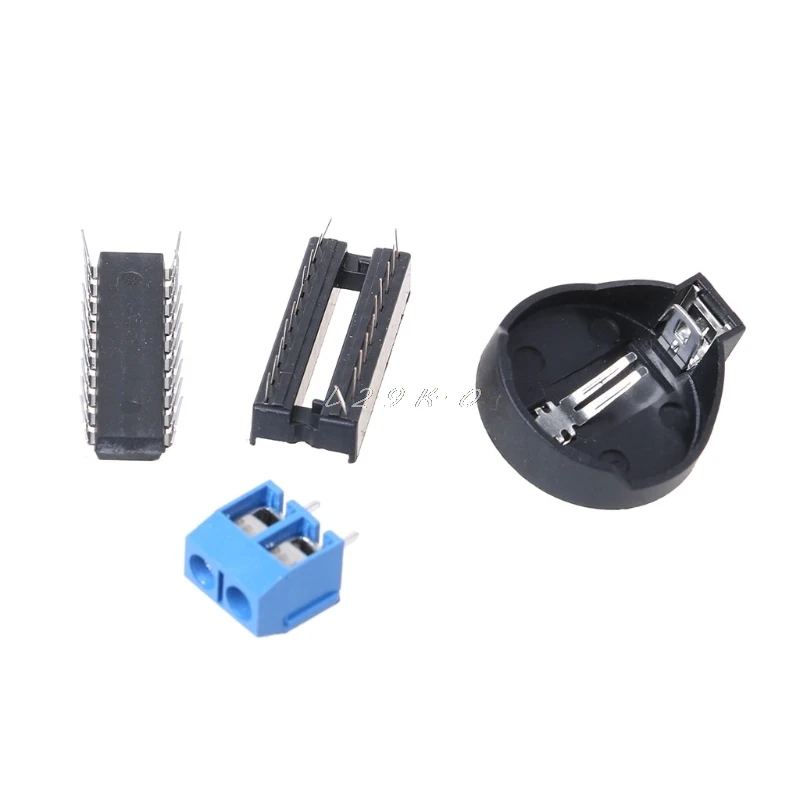 AT89C2051 шесть цифровых светодиодный электронные часы 51 MCU компоненты DIY Электронный