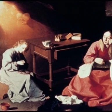 The Holy House of Nazareth   Francisco de Zurbaran (1598-1664 Spanish)  Poster Print (24 x 36)