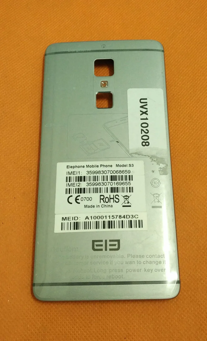 Original Protective Battery Case Cover for Elephone S3 MT6753 Octa Core 5.2 Inch FHD free shipping | Мобильные телефоны и