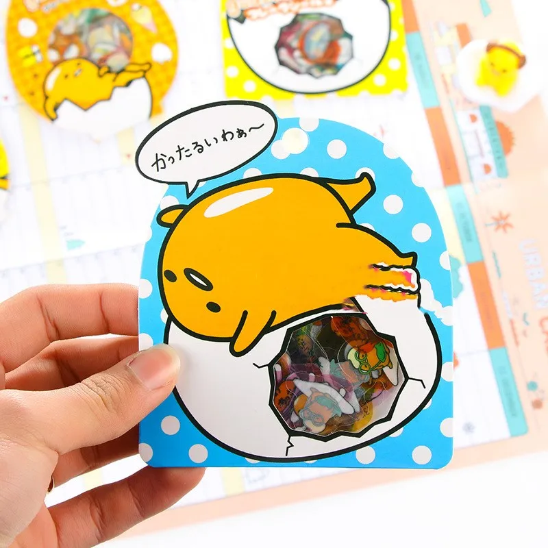 

60 Pcs/Pack Lazy Egg Sealing Stickers Diary Label Stickers Pack Decorative Scrapbooking Diy Stickers