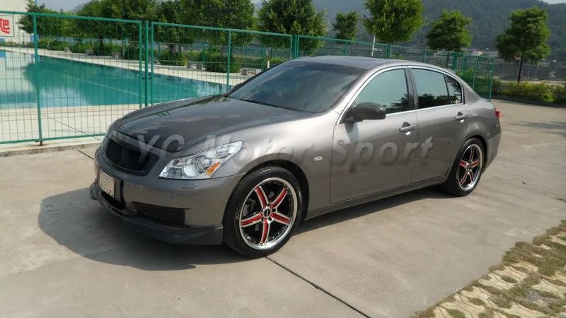 2007-2010 Infiniti G35 G37 4D Sedan JP Style Front Lip CF (16)