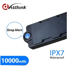 10000mAh Waterproof Magnetic Power Bank Hidden GPS Tracker GSM Listening Device For Asset Safety Motion & Dismount Sensor Alarm