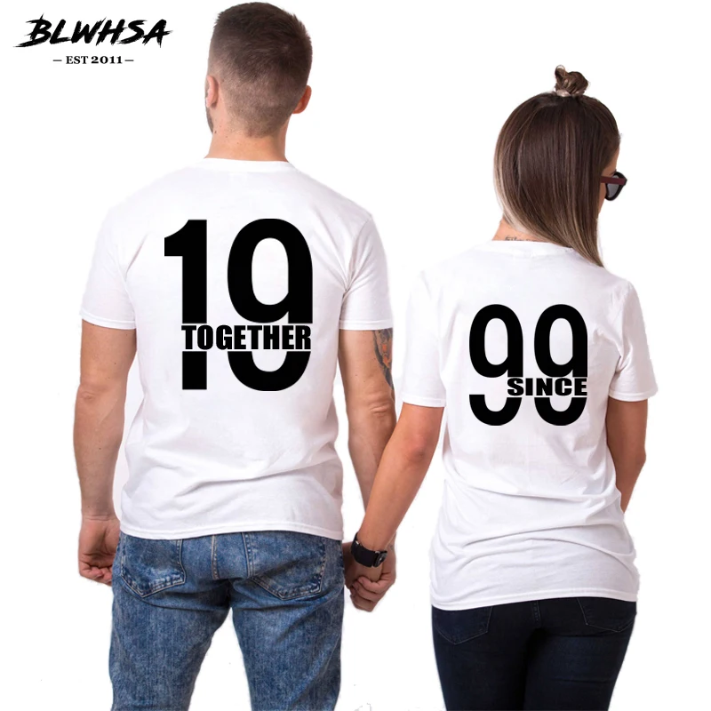 camisetas para parejas aniversario