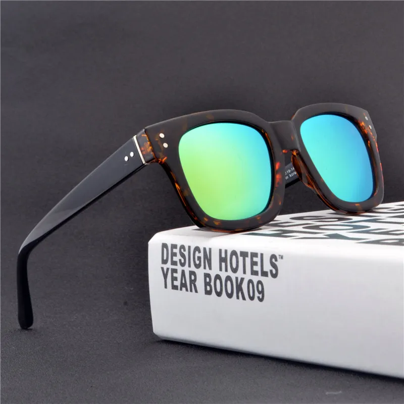 Retro Vintage Square Sunglasses Women Brand Designer Flash Rhinestone Black White Transparent Sun Glasses Luxury NX - Цвет линз: black green