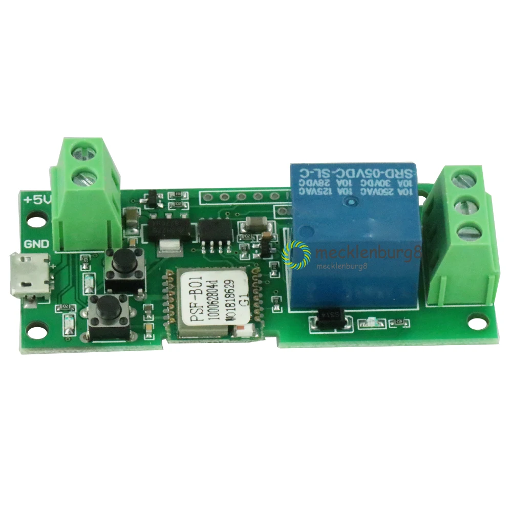 

Wi-Fi Wireless Smart Relay Smart Home Module for Apple for Android application Control Self-lock 433 MHz DC 5 V