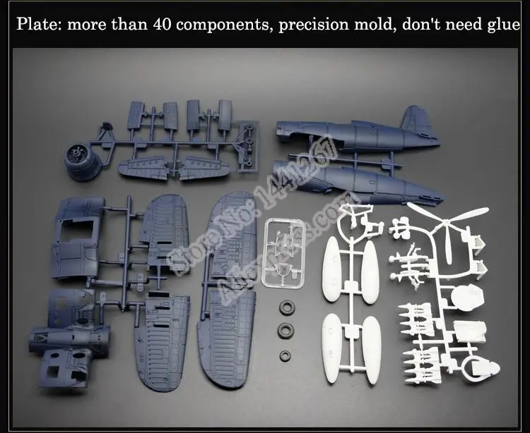6 шт./компл. Вторую мировую войну Соединенных Штатов F4U пират несущей истребитель 4D сборки 1/48 военный самолет модель игрушка