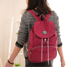 Women’s Backpack Drawstring bag Waterproof Nylon 10 Colors Lady Women’s Backpacks Female Casual Travel bag Bags mochila 511