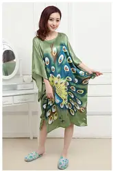 Традиционные китайские платья Для женщин Silk Satin Robe леди пижамы один размер для S-3