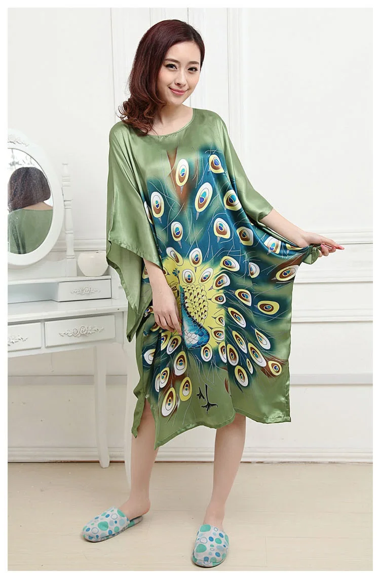 Buy Traditional Chinese Gown Women Silk Satin Robe