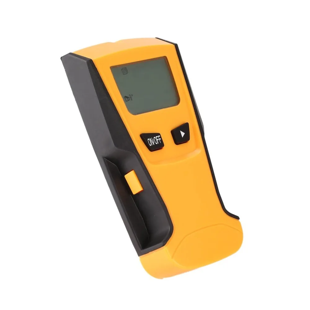 TH210 Professional Handheld Digital Lcd Display Wall Stud Center Scanner Wood Metal AC Live Wire Cable Warning Detector Finder