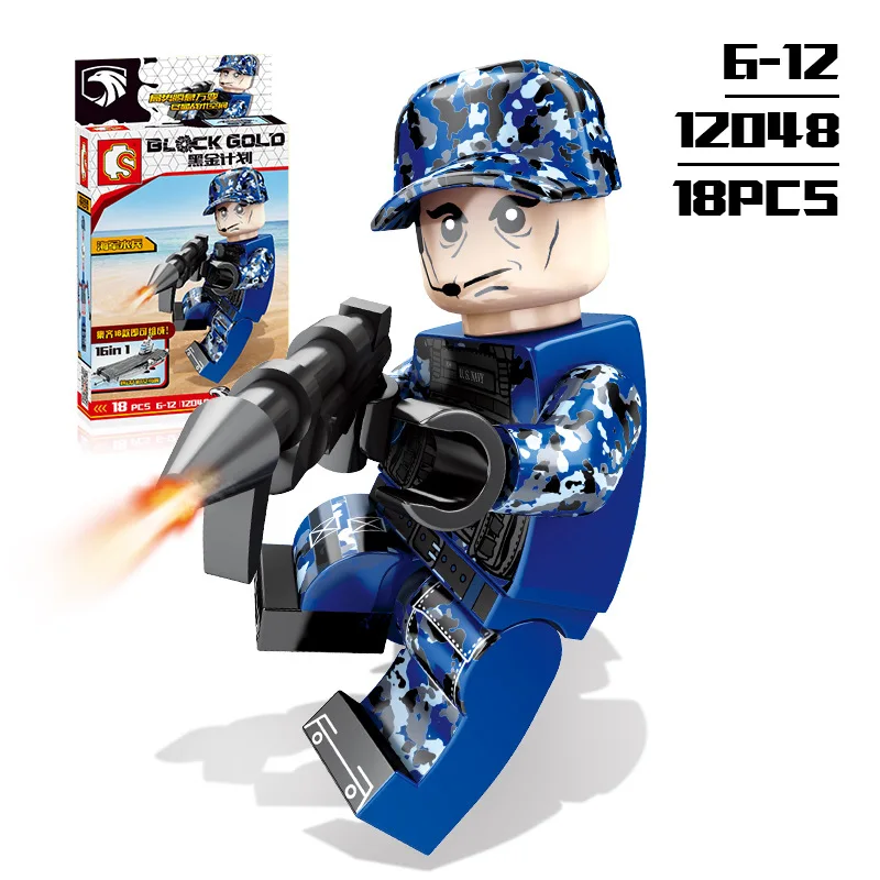 Compatible Legoings Model Building Kits Toys for Boys Military Profession Series Star Wars DIY Building Blocks Figures Mini Toy  (17)