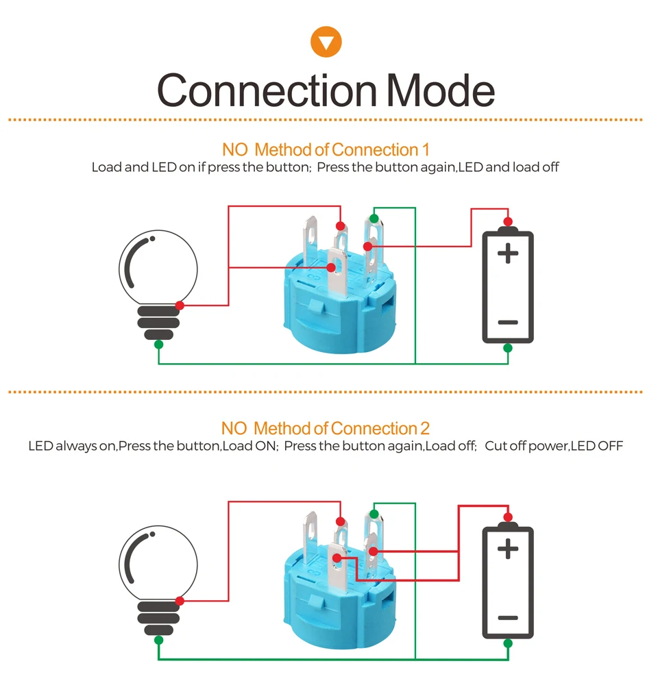 LANBOO 16 мм led buttonswitch прямые продажи с фабрики, кнопочный переключатель производство