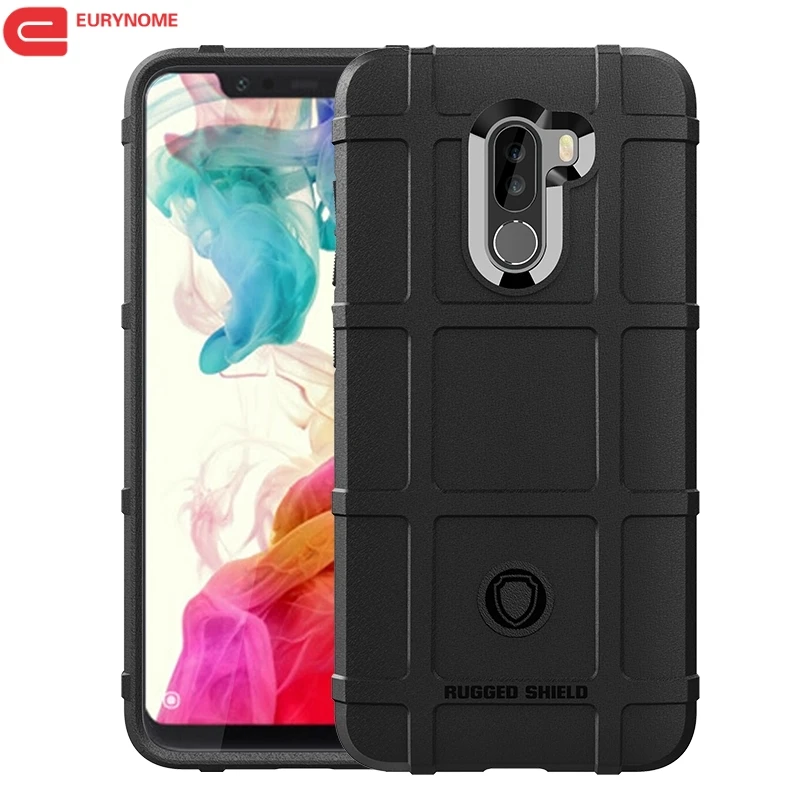

Armor Case for Xiaomi Pocophone F1 Cover Soft Silicone Shockproof Rugged Shield Shell Cover for Pocophone Poco F1 Case with Pen