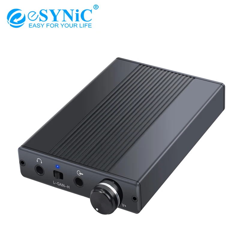 

eSYNiC USB DAC DSD Headphone Amplifier Support DSD PCM For iPhones iPod Player Computers 3.5mm Audio HiFi Earphone Portable Amp