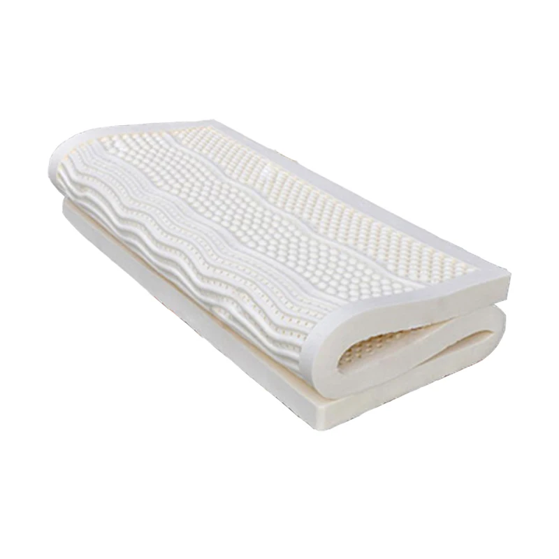 7.5CM Thickness Body Massage Natural Latex Mattress Cervical Vertebra Neck Protector Single Double Size Mattress With Inner Case