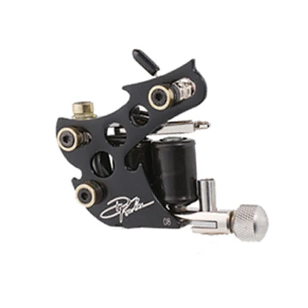 

Professional Handmade Tattoo Machine 10 Wrap Coils Iron Cast Frame Custom Tattoo Gun For Liner Shader HTM-6223-2B