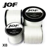 8 Strands 100M 300M 500M 1000M JOF PE White Braid Fishing Line Weave Superior Extreme Strong 100% SuperPower ► Photo 1/6