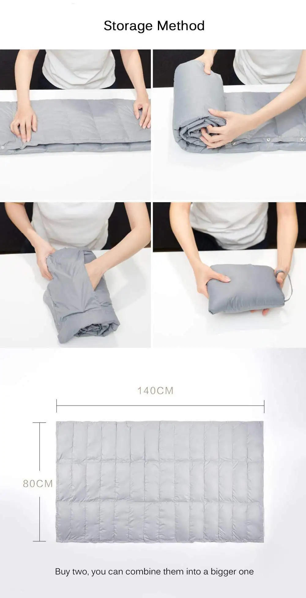 Xiaomi Feather Filling Nap Blankets Portable Super Light Soft Multifunctional Blanket Wearing Covering for Travel Home Office