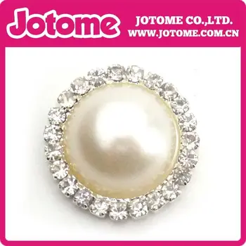 

Flact back Metal Rhinestone Crystal Clear 26mm Wedding Bridal Brooches