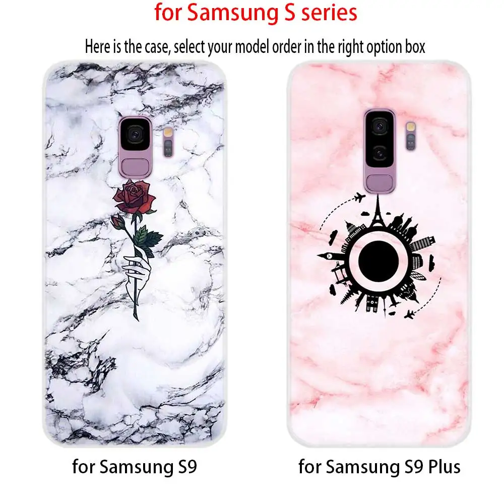 Мягкий силиконовый чехол для Samsung S30 S20 S11 S10 S9 S8 Plus lite 11e 10e Uitra S7Edge с мраморной