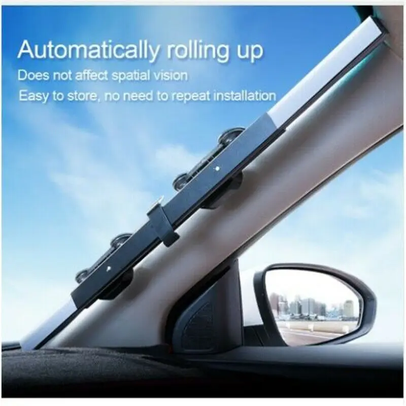

Einziehbare Auto Windschutzscheibe Sonnenblende Klappbare Auto Block Cover