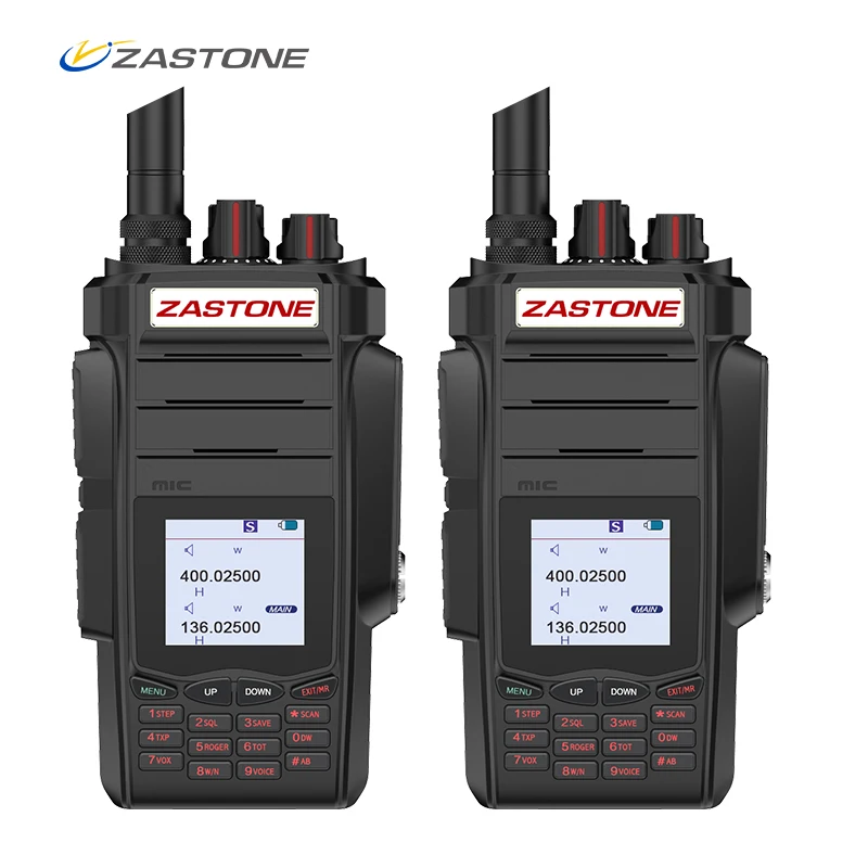 (2 шт.) Zastone A19 10 Вт радио 5 км рация 136-174/400-480 мГц двойной диапазонах VHF/UHF двухстороннее радио Любительское FM-радио Zastone telsiz