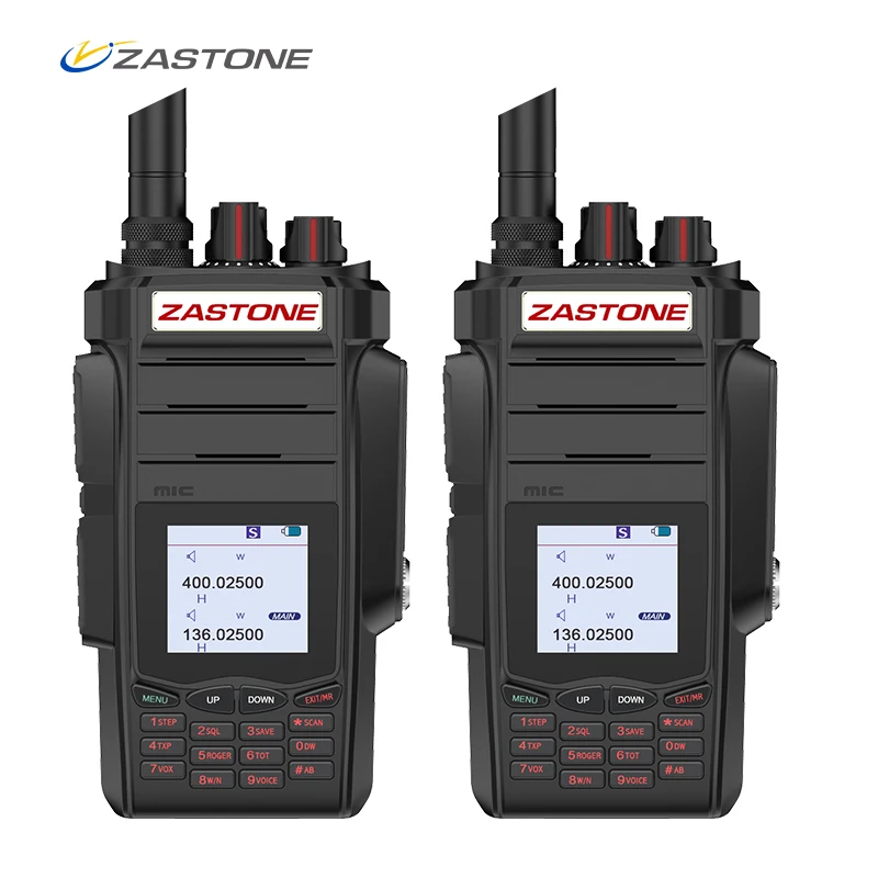 (2 шт) Zastone A19 10 Вт Радио 5 км рация 136 174/400 480 МГц двухдиапазонный VHF/UHF двухстороннее
