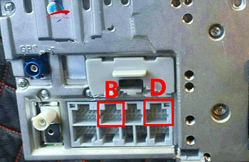 8pin автомобильный DVD навигатор RCA камера заднего вида видео входной кабель адаптера для D106 D116 HBS Coagent Caska Kognd