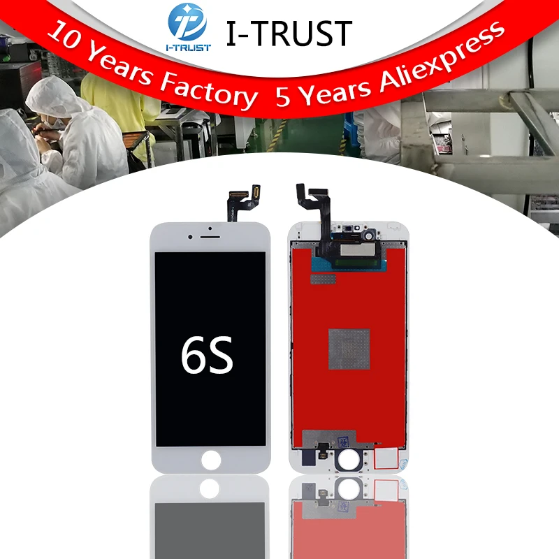 

10PCS LCD Touch Screen Grade AAA For iPhone 6S LCD Replacement & Touch Screen Digitizer Assembly Display No Dead Pixel Free DHL