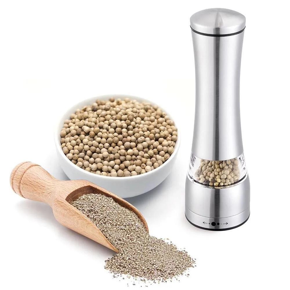 

Manual Pepper Mill Stainless Steel Manual Salt Spice Pepper Grinder Food Mill Restaurant Home Kitchen Tool muller cooking gadget