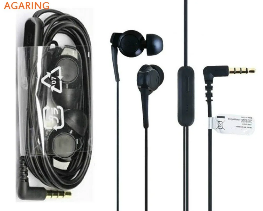 

Agaring In-ear Headset EX300AP For Sony Xperia Xperia XA Plus XA1 Ultra X Compact F5321 XZs Z5 Earphone with Mic Remote Control