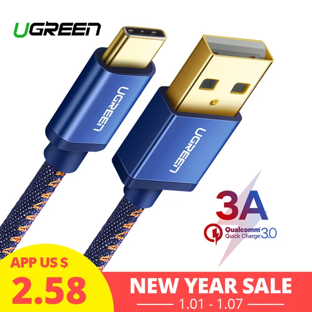 Special Offers Ugreen USB C Cable for Xiaomi Mi 8 3A USB Type C Cable Fast Charge Data Cable for Samsung Galaxy S9 Nintend Switch USB Charger Special Offers Ugreen USB C Cable for Xiaomi Mi 8 3A USB Type C Cable Fast Charge Data Cable for Samsung Galaxy S9 Nintend Switch USB Charger