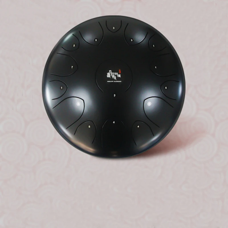 SevenAngel 1" стальной языковой барабан handpan Профессиональный подвесной барабан 15 шт. звуковые языки с бесплатной сумкой для переноски и молотками