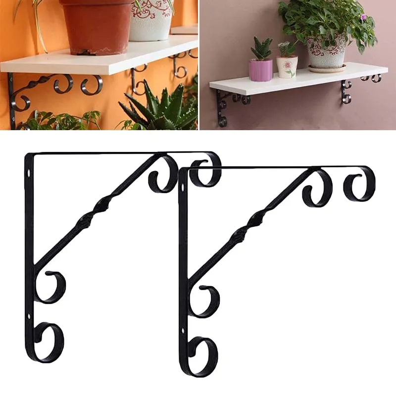 

2PCS Triangle Bracket Heavy Support Adjustable Wall Mounted Bench Table Shelf Bracket Furniture Hardware