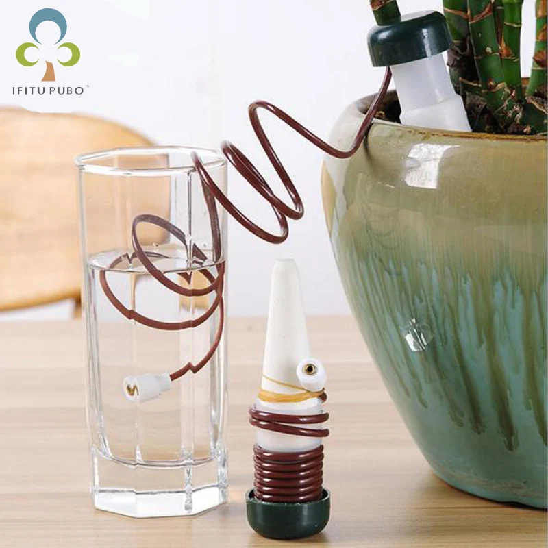 

2pcs Flowers potted automatic watering machine watering device drip irrigation creative gardening tools LYQ
