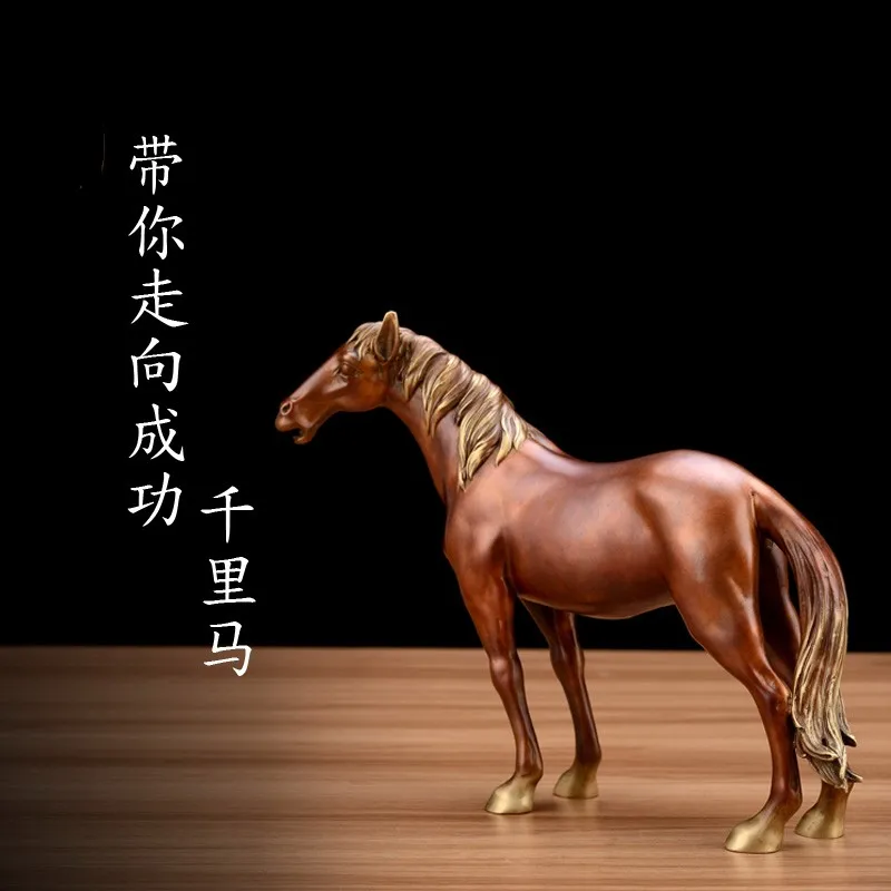cheap Swift horse Living Room Craft Creative Wine Cabinet TV Ark Modern office Home High grade Adornment