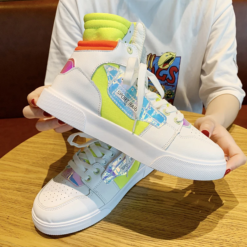 

Fashion Sneakers Women Shoes New Women Vulcanize Shoes 2019 Platform Shoes Women Flats Female Chunky Sneakers Walking Shoes